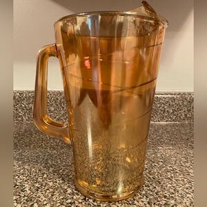 1950’s Jeanette Marigold Carnival Glass Pitcher